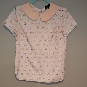 Ted Baker 1 Peter Pan Collar Pig Top